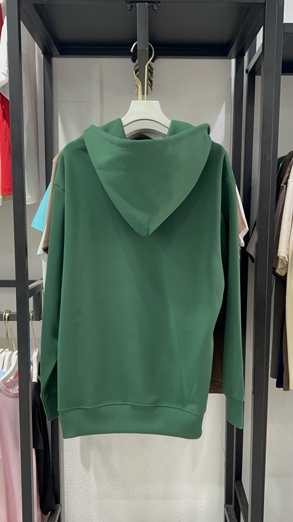 Cotton Loose Hooded Sweatshirt (320g) view 13