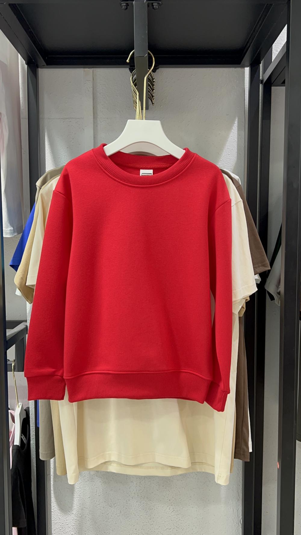 Kids Vintage Cotton Loose Crew Sweatshirt (350g) view 8
