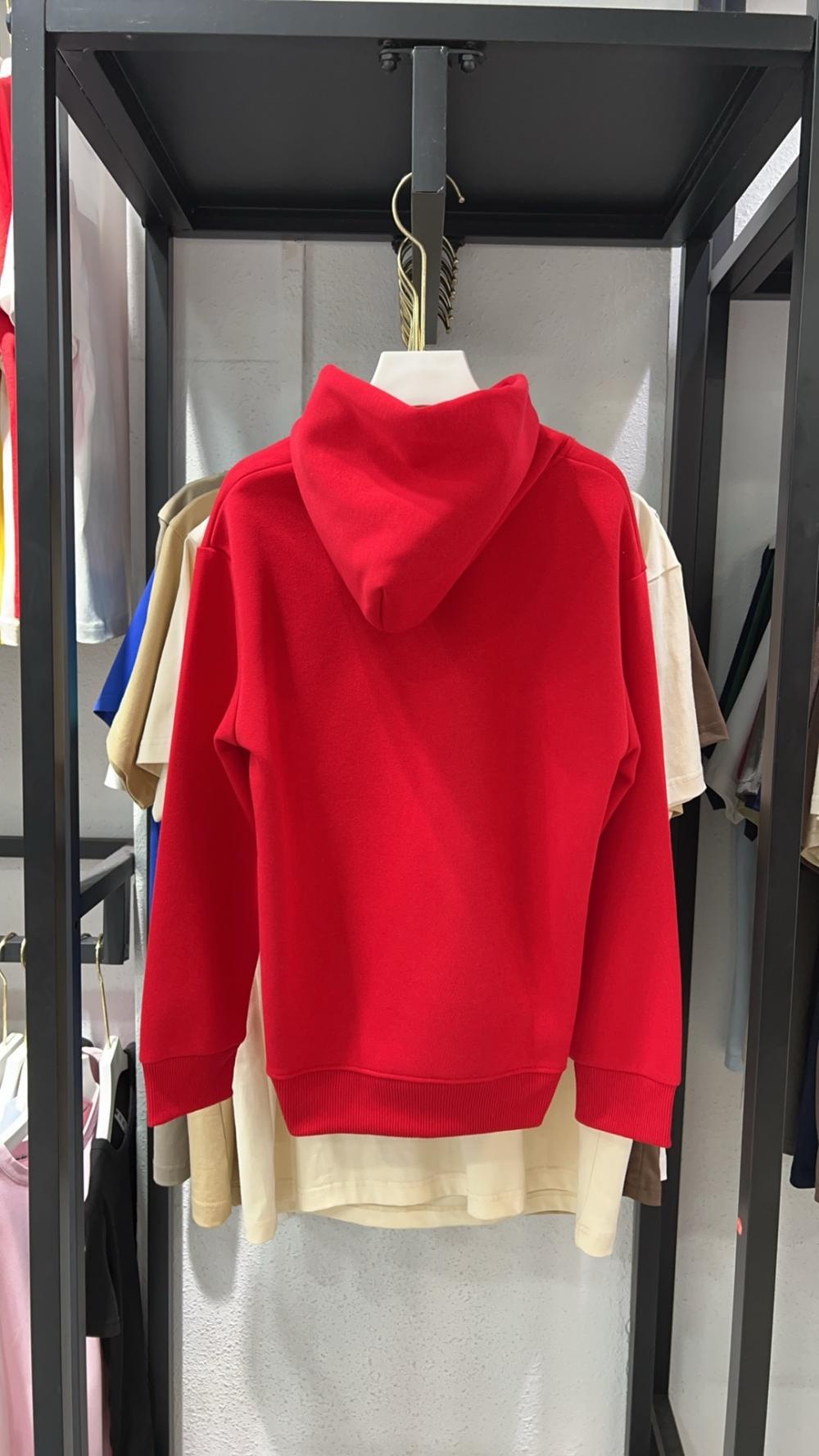 Kids Vintage Cotton Loose Hooded Sweatshirt (350g) view 9