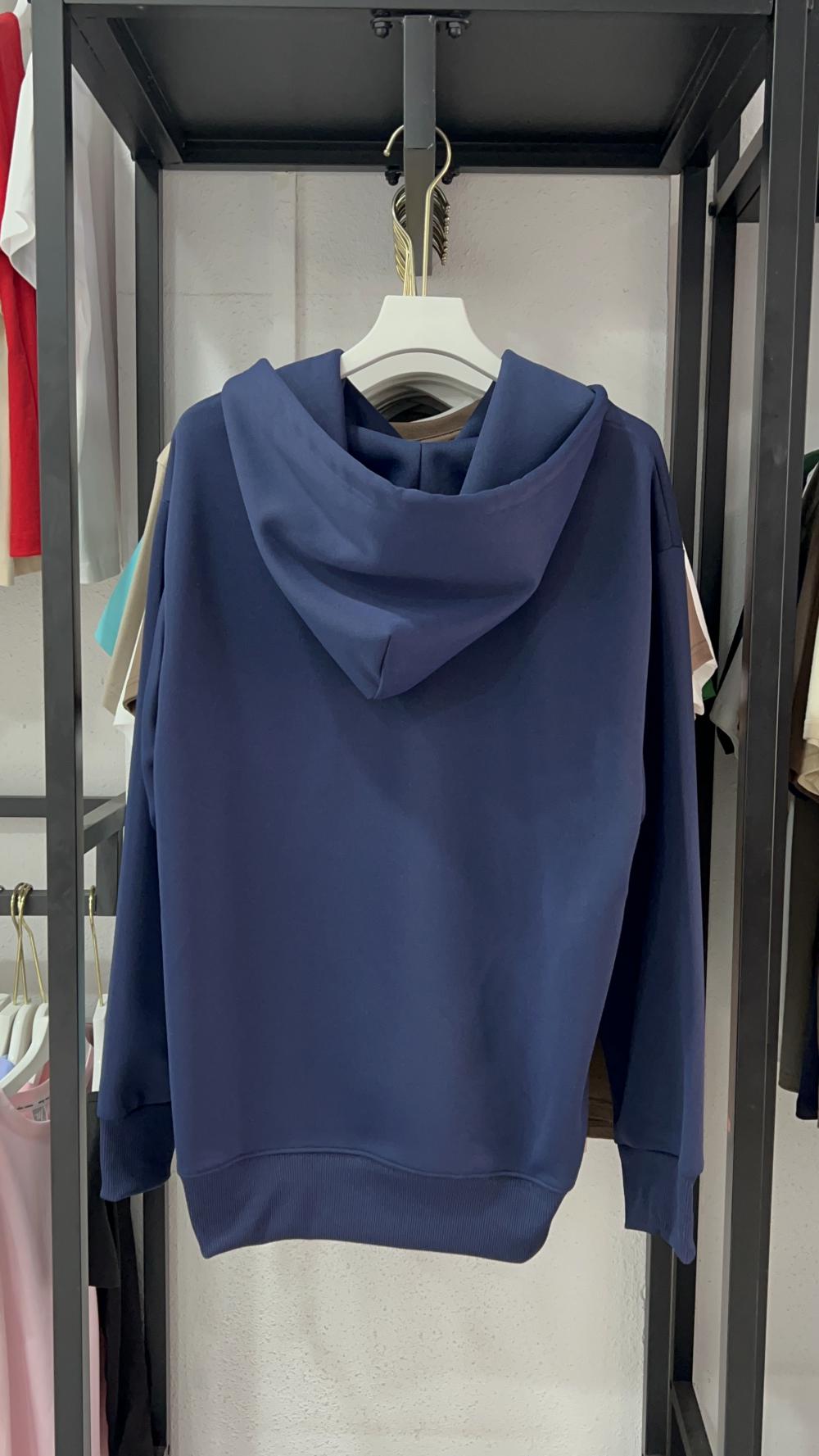 Cotton Loose Hooded Sweatshirt (320g) view 5