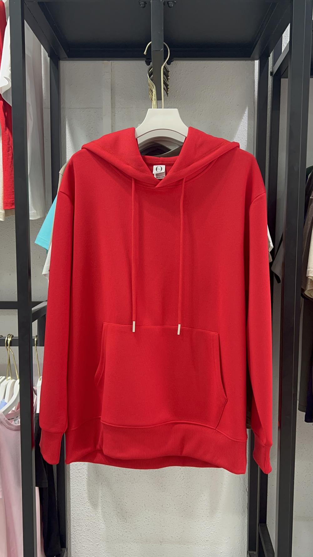 Cotton Loose Hooded Sweatshirt (320g) view 6
