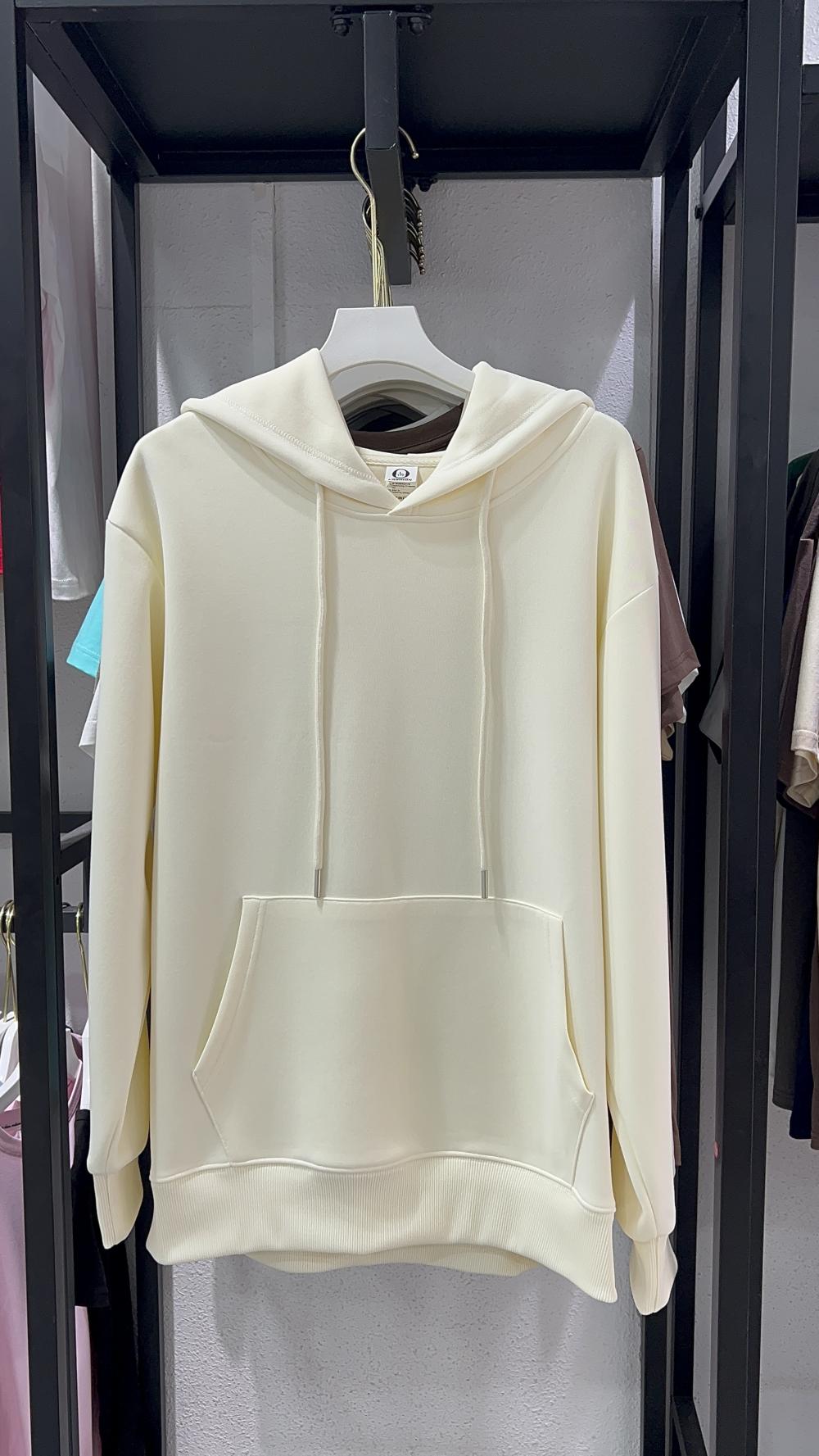 Cotton Loose Hooded Sweatshirt (320g) view 22