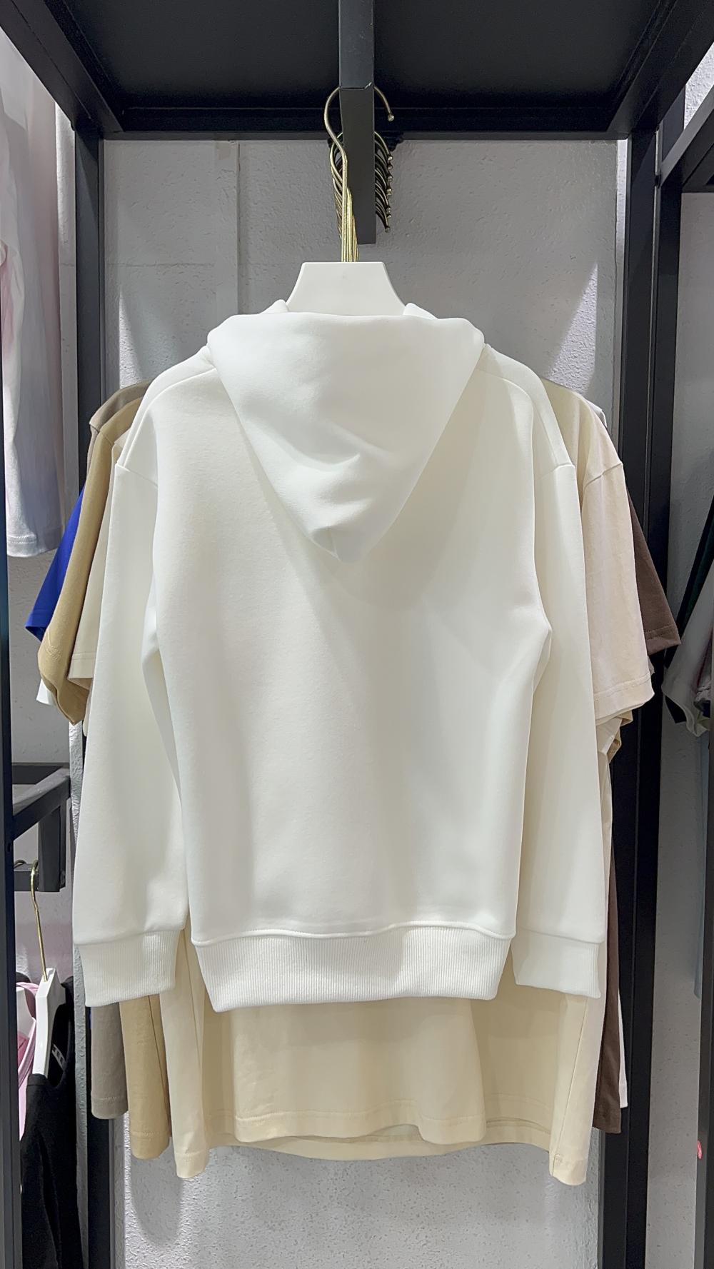 Kids Vintage Cotton Loose Hooded Sweatshirt (350g) view 3