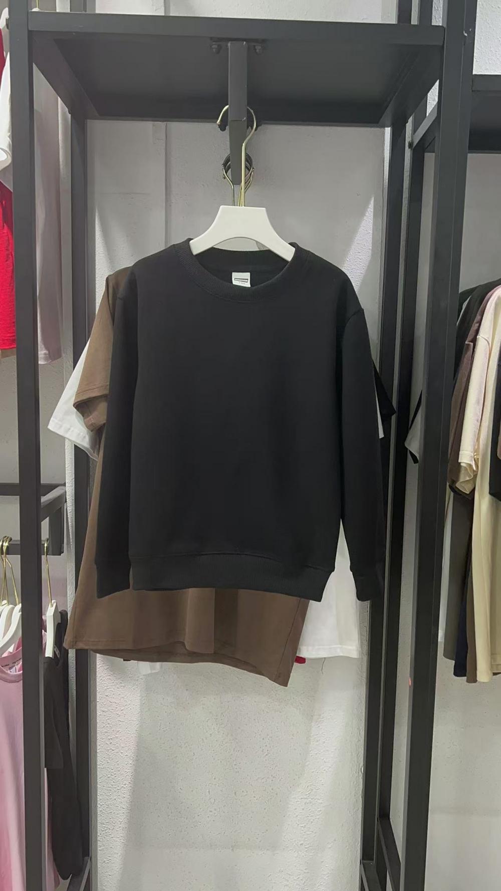 Kids Vintage Cotton Loose Crew Sweatshirt (350g) view 6