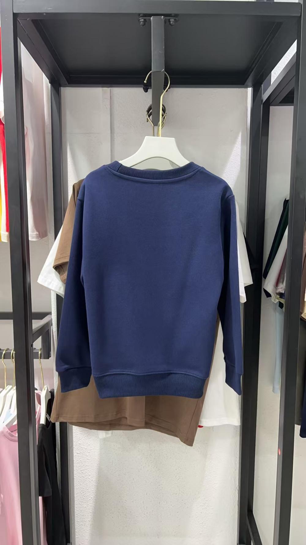 Kids Vintage Cotton Loose Crew Sweatshirt (350g) view 5