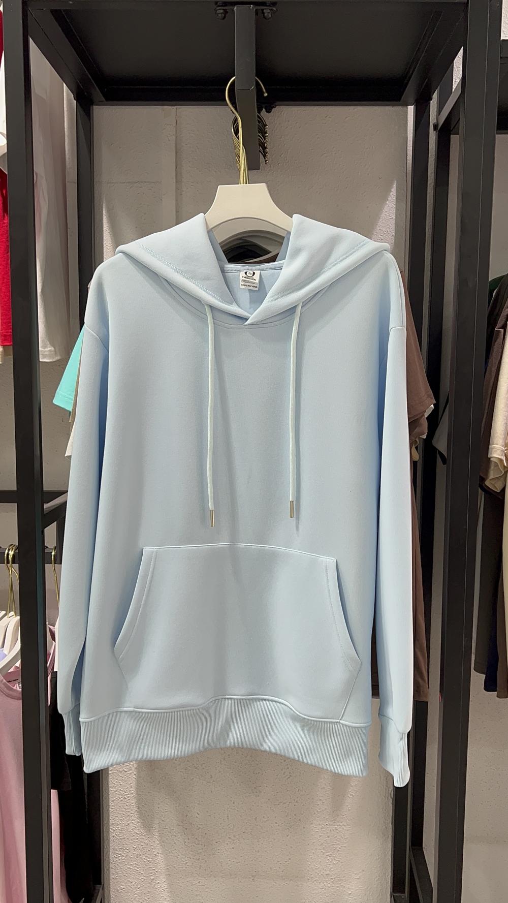 Cotton Loose Hooded Sweatshirt (320g) view 20