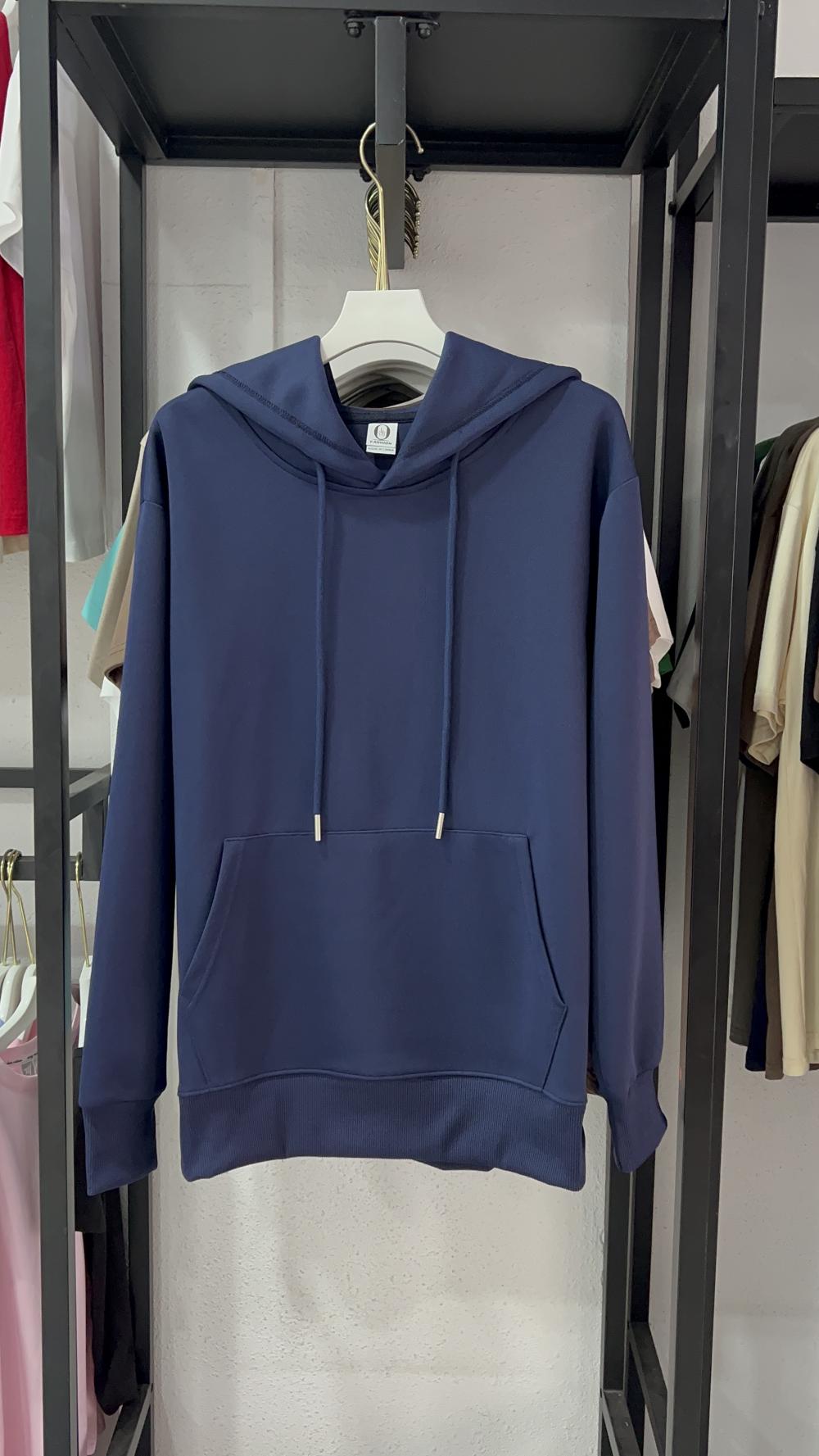 Cotton Loose Hooded Sweatshirt (320g) view 4
