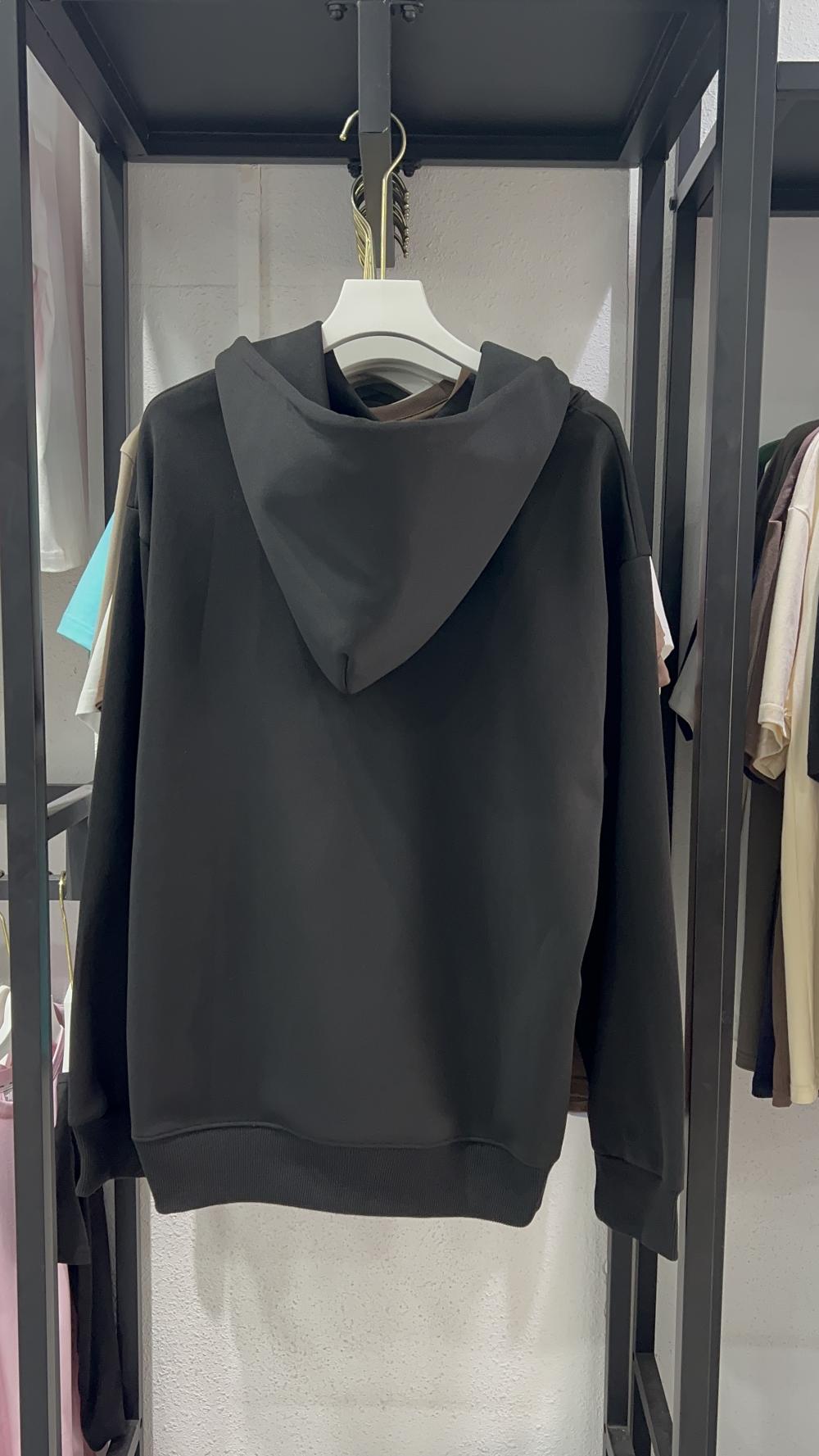 Cotton Loose Hooded Sweatshirt (320g) view 15