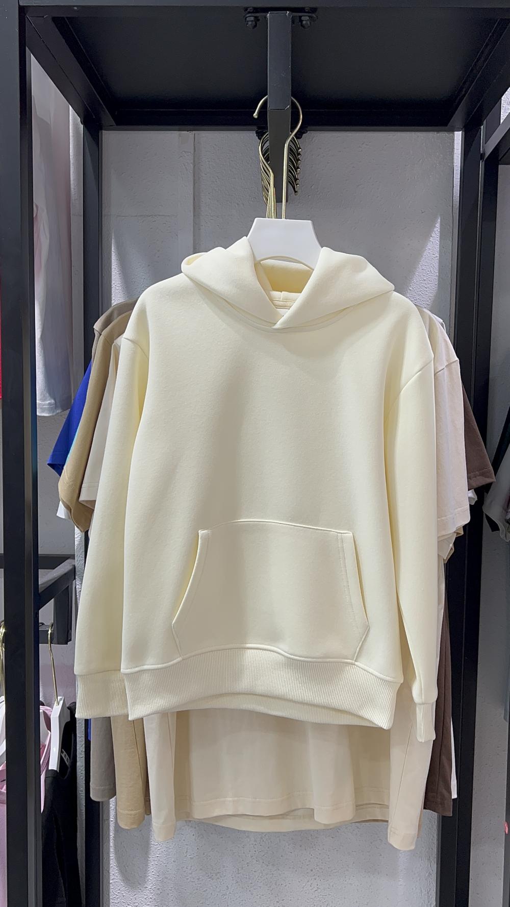 Kids Vintage Cotton Loose Hooded Sweatshirt (350g) view 10