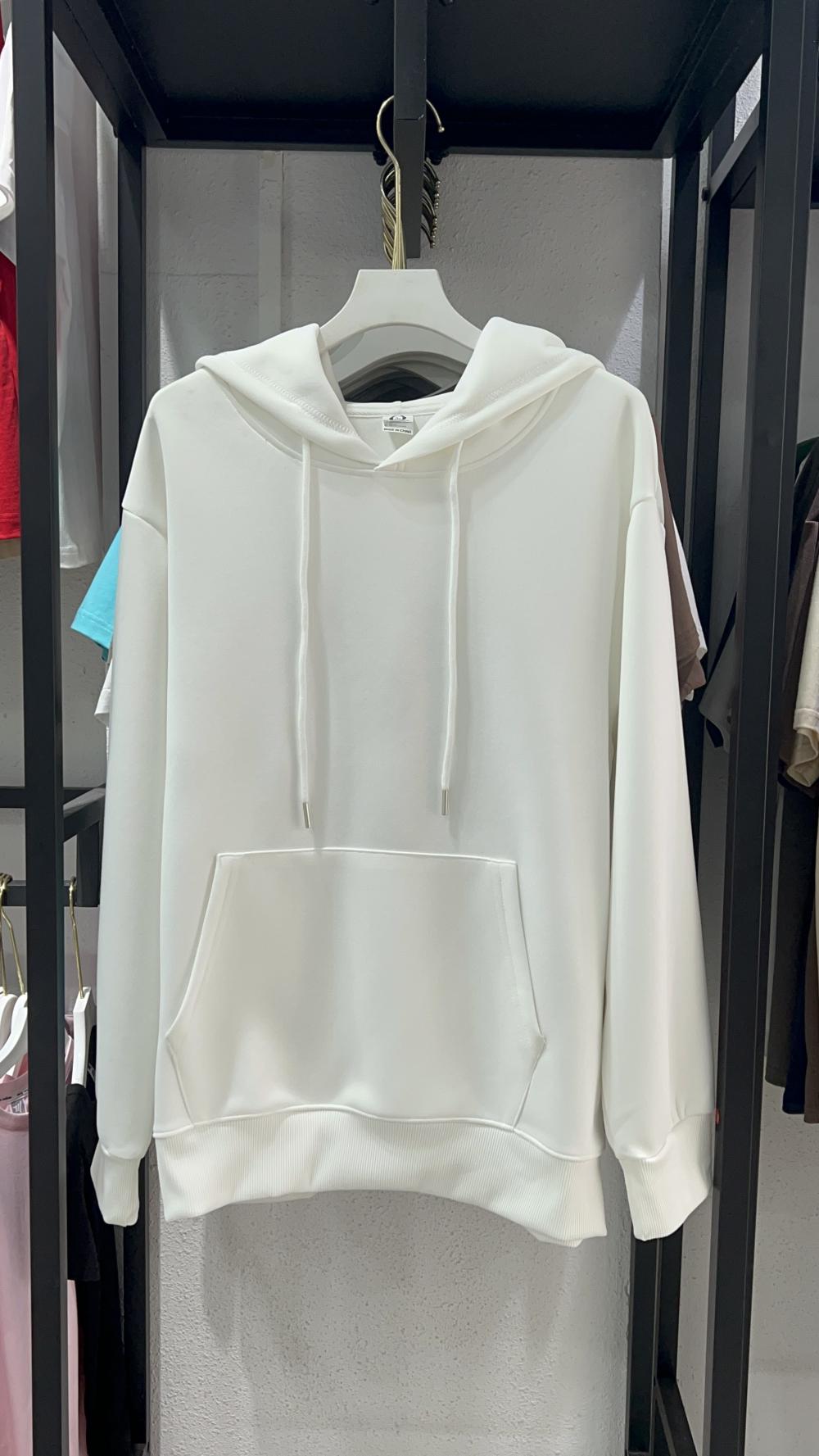 Cotton Loose Hooded Sweatshirt (320g) view 2