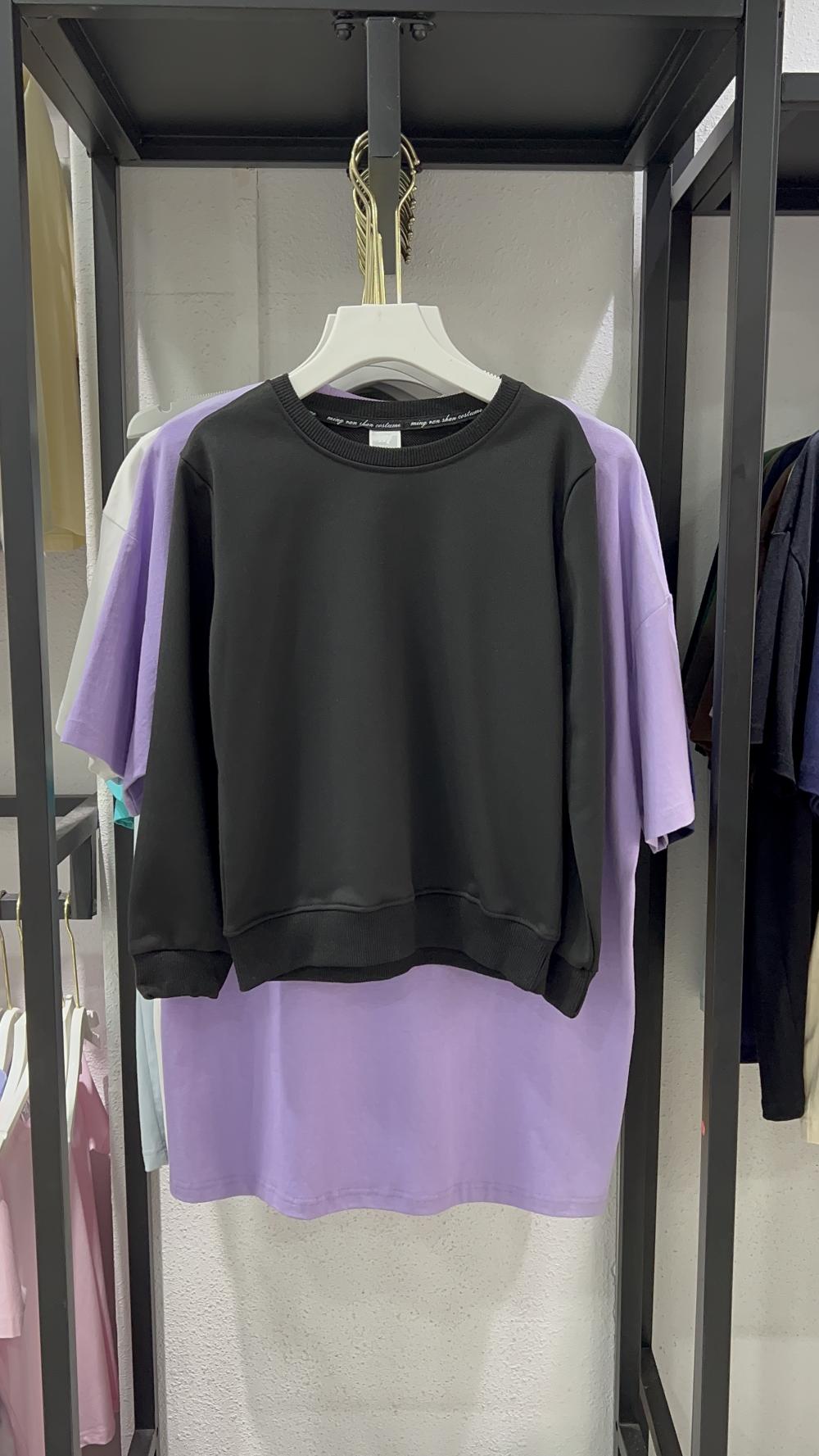 Kids Regular Shoulder Twill Cotton-Like Crew Sweatshirt (Size runs small by one size) view 6