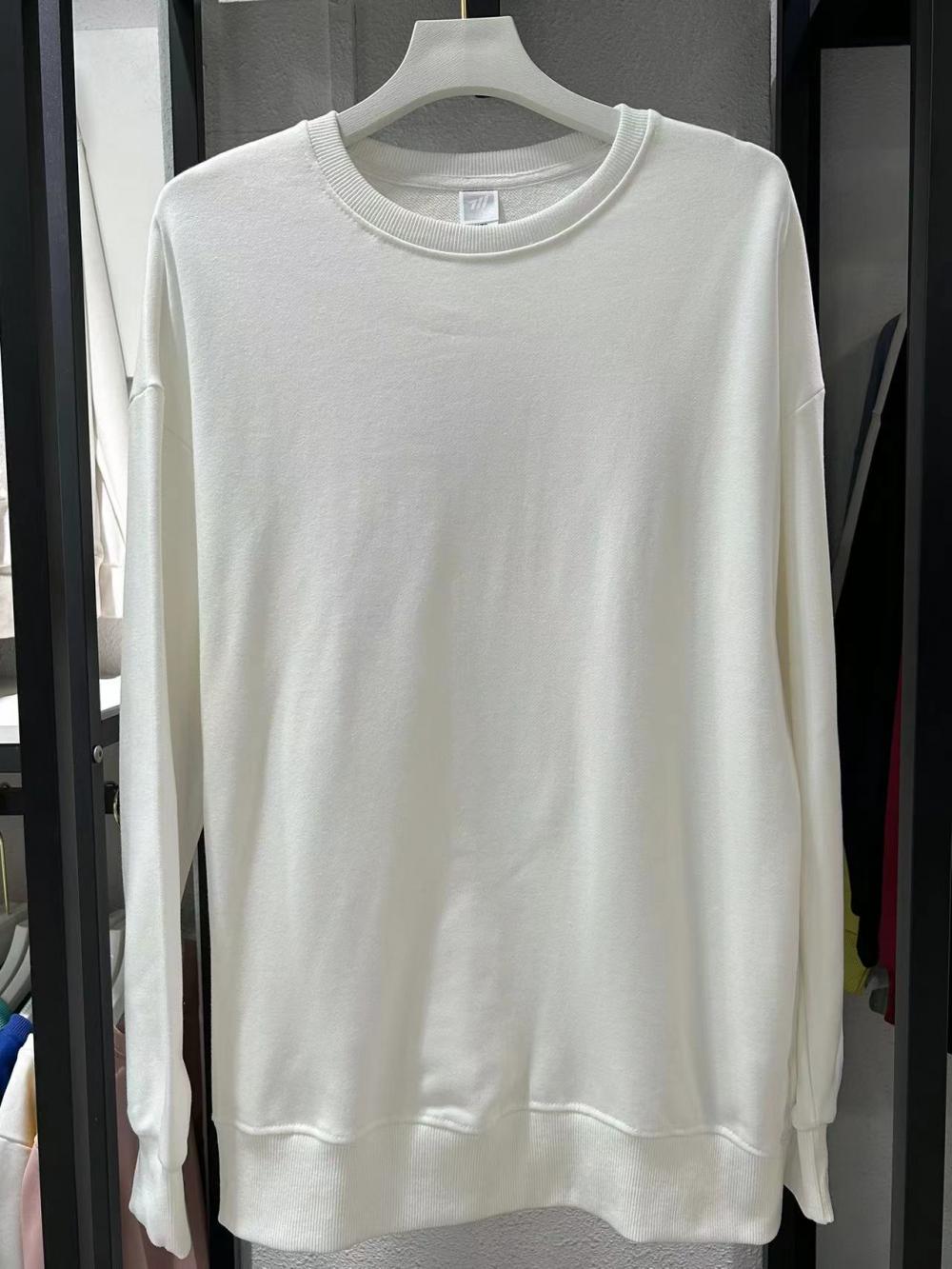 Terry Drop Shoulder Crew Sweatshirt (300g Cotton) view 2