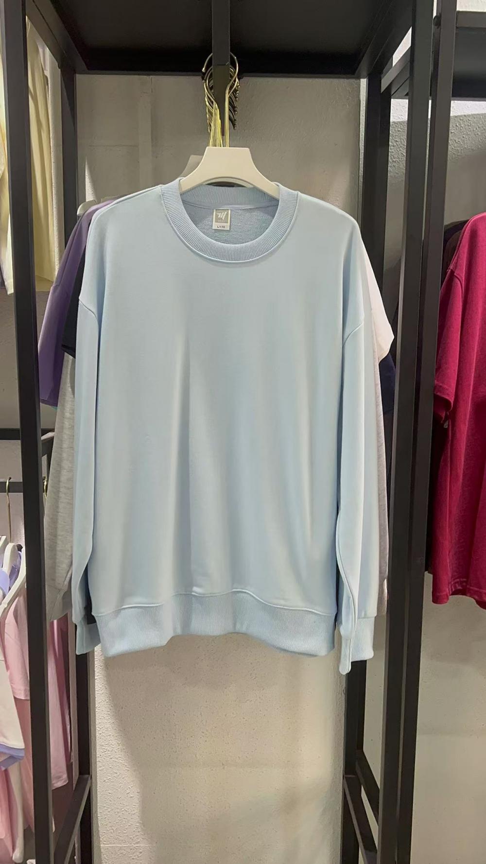 Terry Drop Shoulder Crew Sweatshirt (300g Cotton) view 16