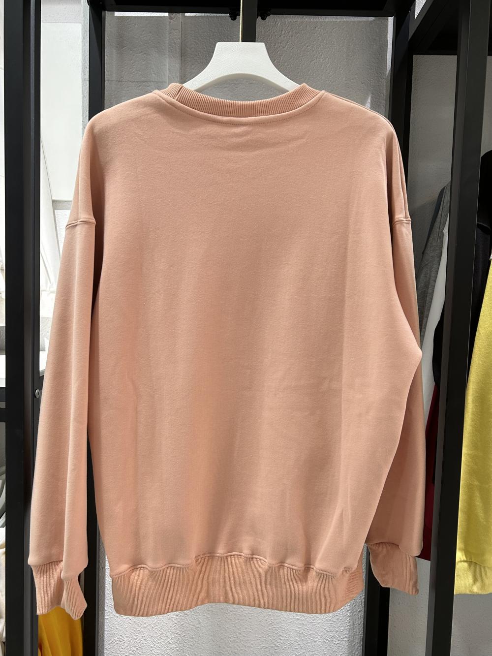 Fleece Drop Shoulder Crew Neck Sweatshirt (430g Silver Fox Fleece) view 15