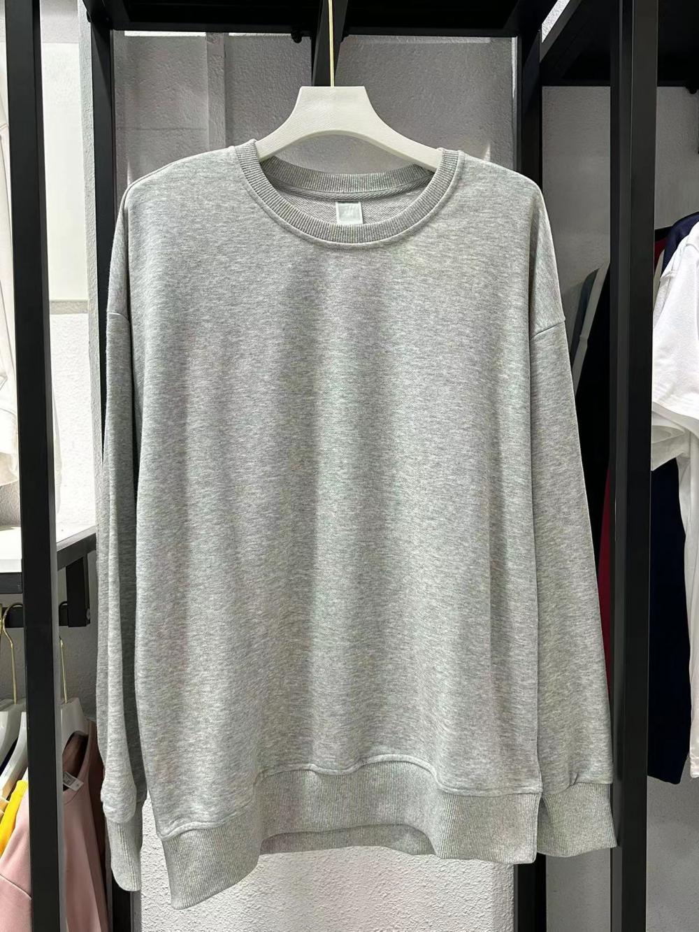 Terry Drop Shoulder Crew Sweatshirt (300g Cotton) view 12