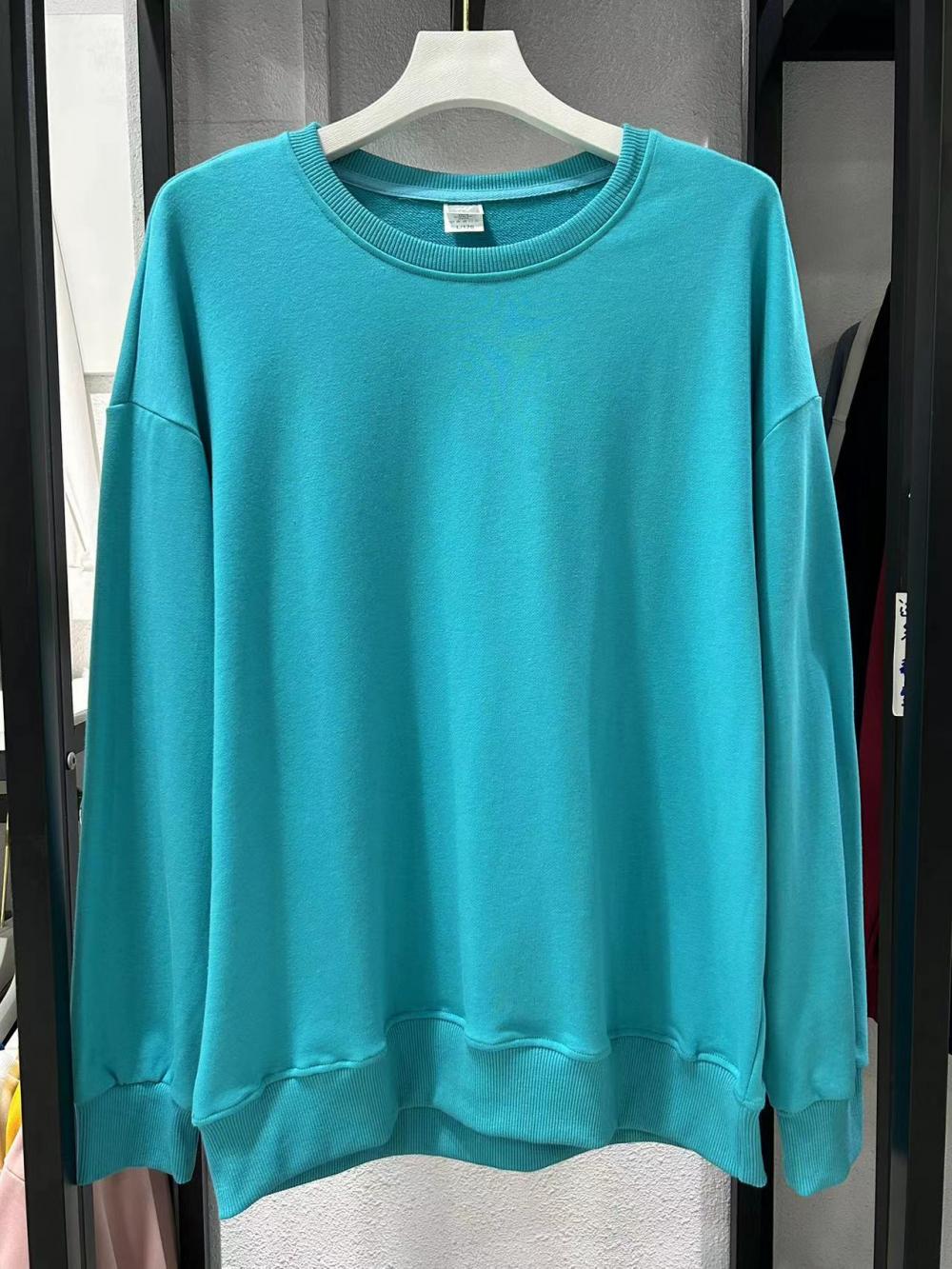 Terry Drop Shoulder Crew Sweatshirt (300g Cotton) view 18
