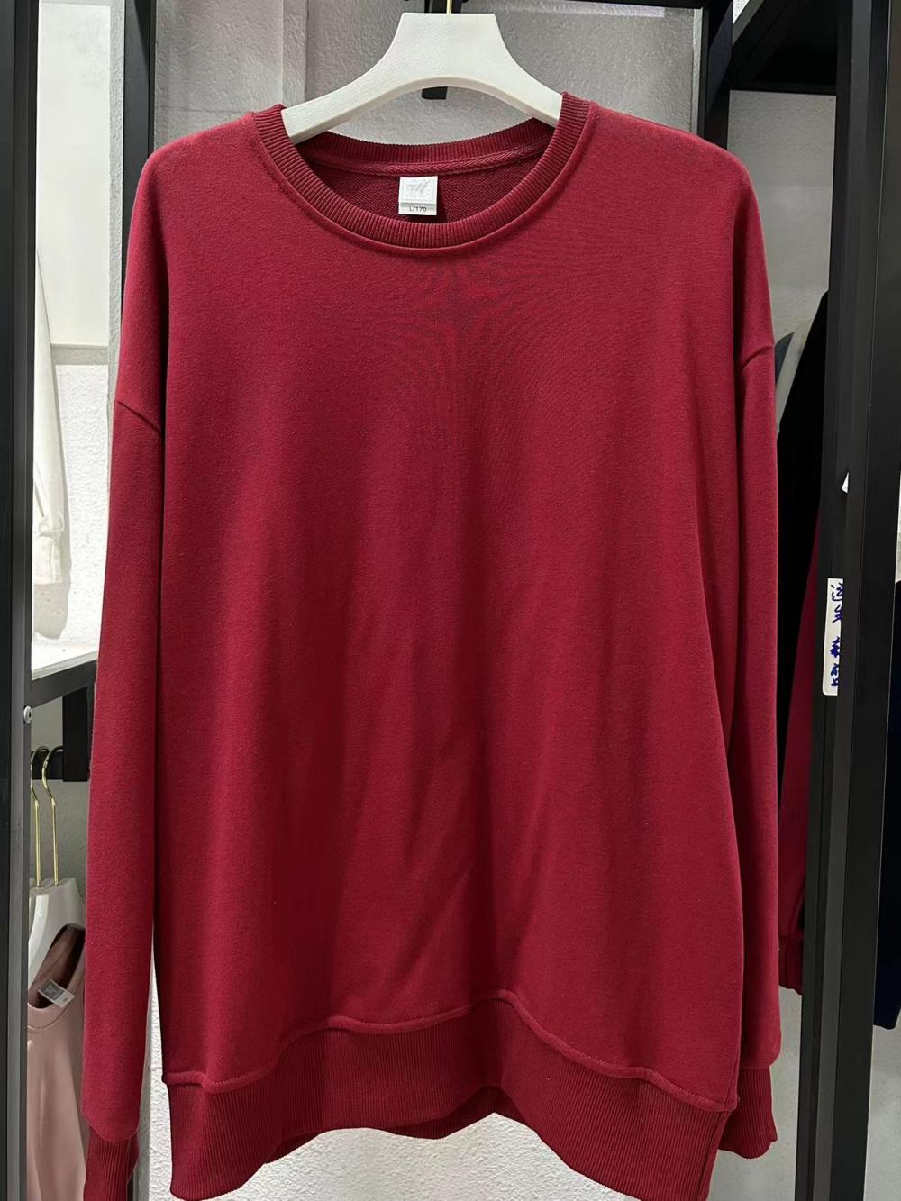 Terry Drop Shoulder Crew Sweatshirt (300g Cotton) view 14