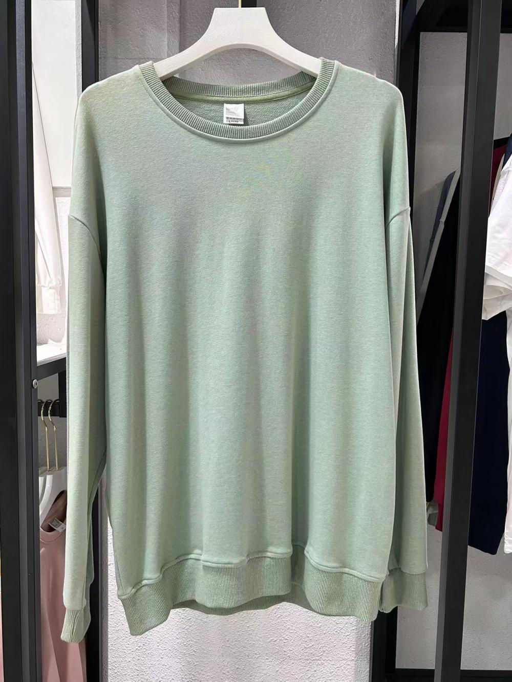 Terry Drop Shoulder Crew Sweatshirt (300g Cotton) view 22