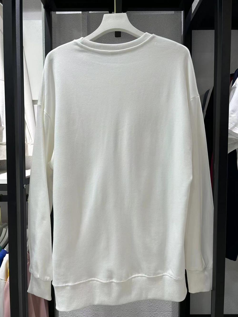 Terry Drop Shoulder Crew Sweatshirt (300g Cotton) view 3