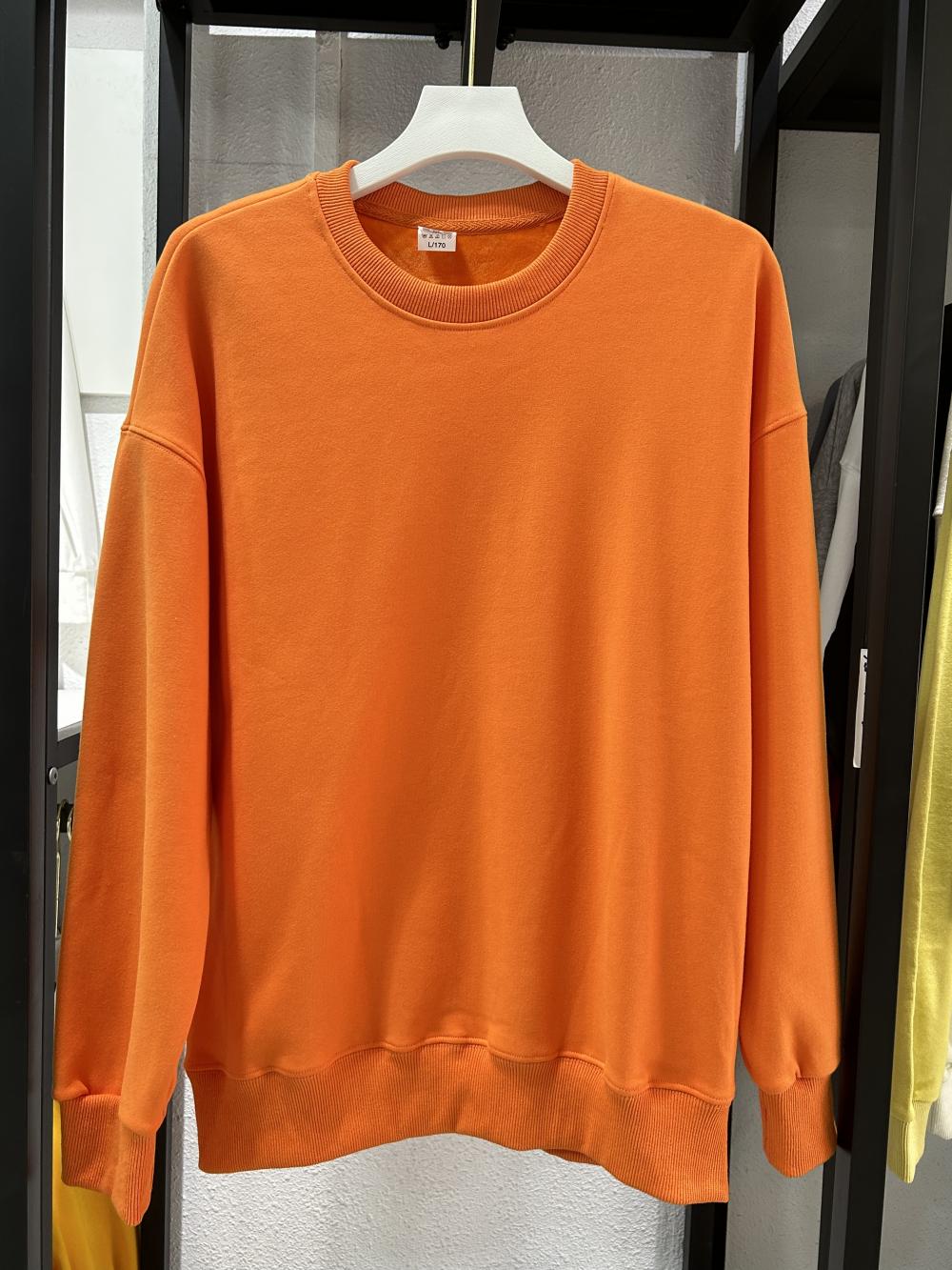 Fleece Drop Shoulder Crew Neck Sweatshirt (430g Silver Fox Fleece) view 4