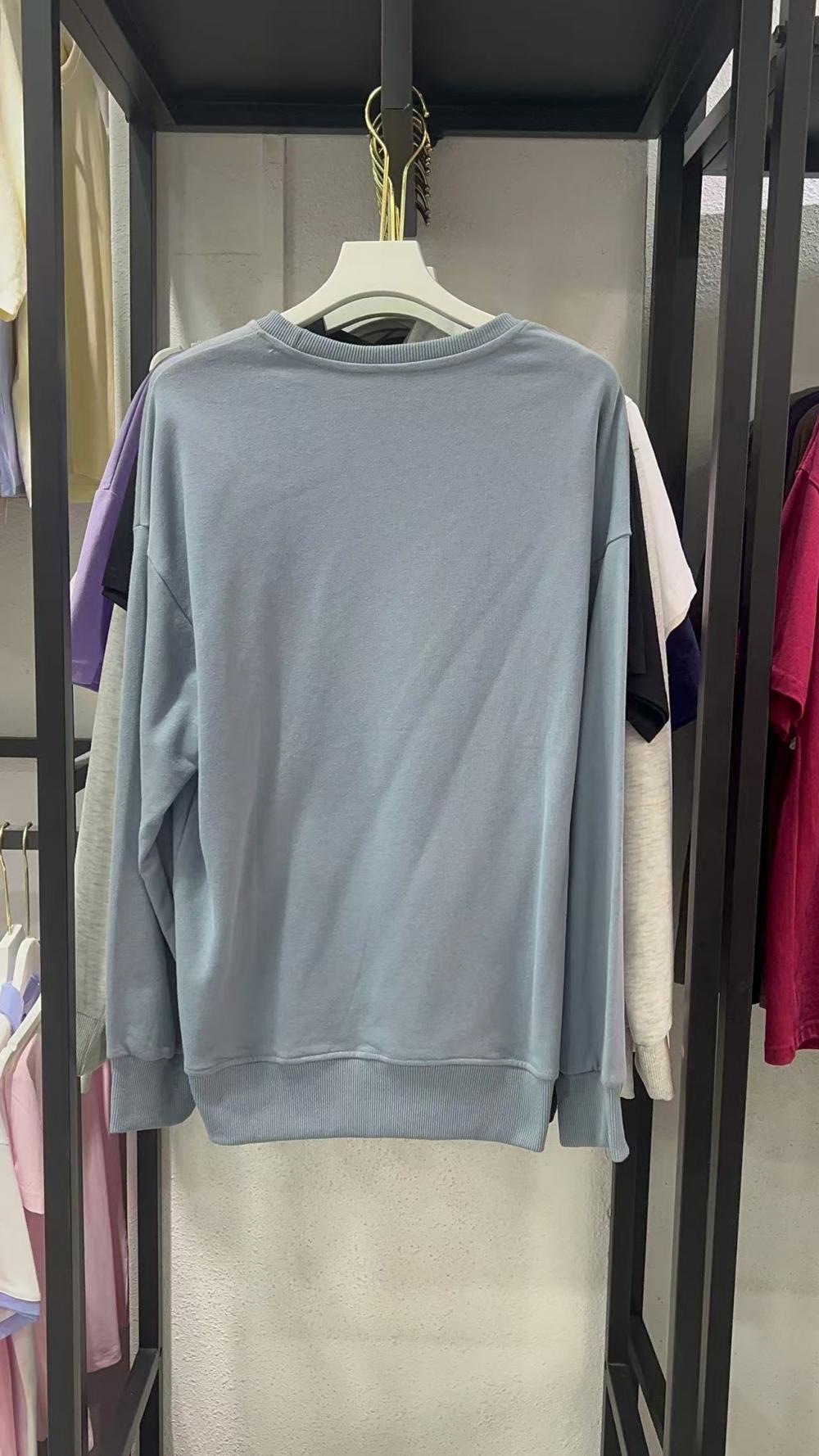 Terry Drop Shoulder Crew Sweatshirt (300g Cotton) view 25