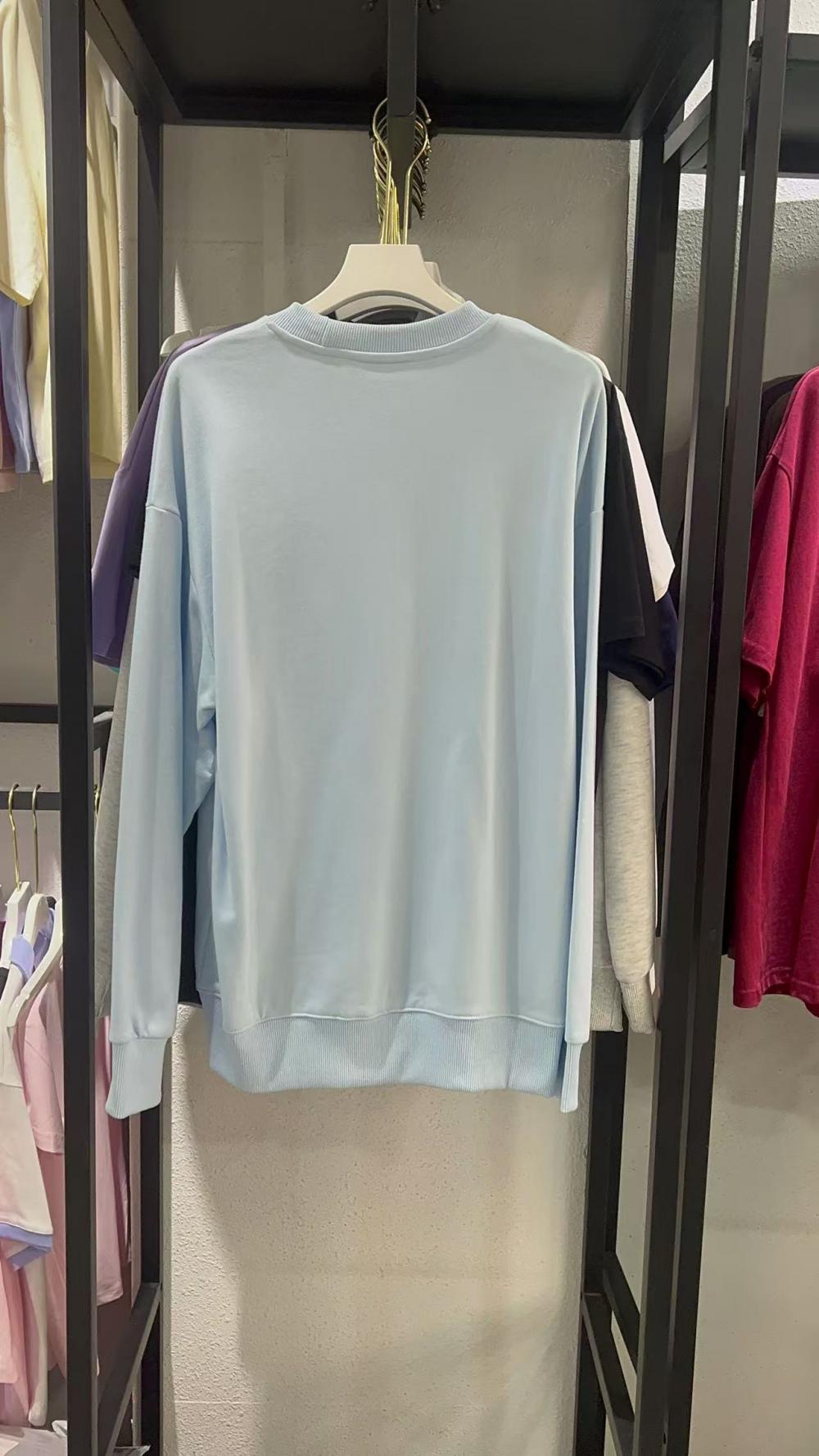 Terry Drop Shoulder Crew Sweatshirt (300g Cotton) view 17