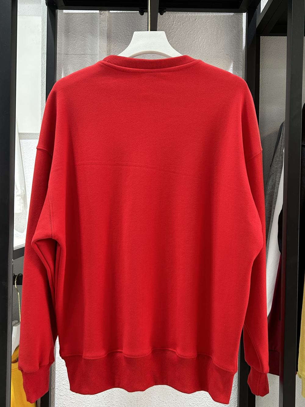 Fleece Drop Shoulder Crew Neck Sweatshirt (430g Silver Fox Fleece) view 11