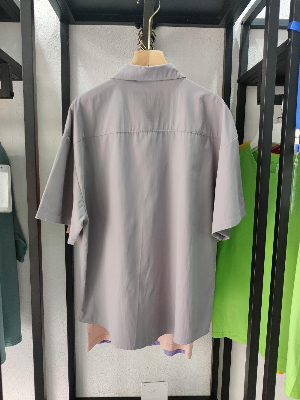 Drop Shoulder Short Sleeve Shirt (190g Polyester Cotton) view 8