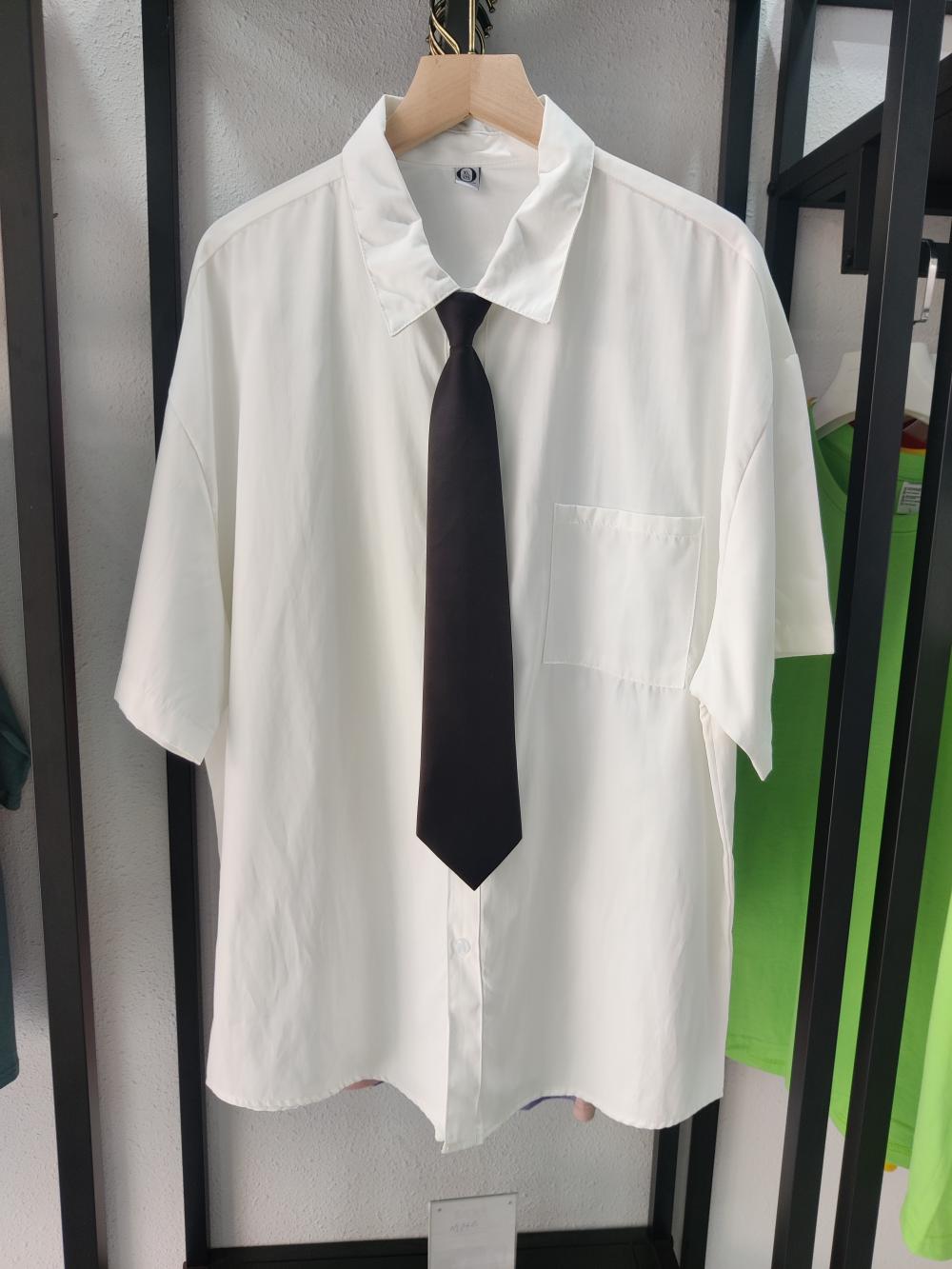 Drop Shoulder Short Sleeve Shirt (190g Polyester Cotton)