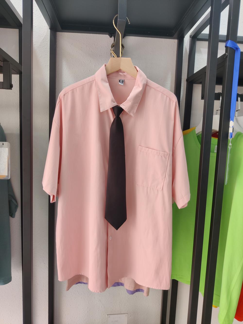 Drop Shoulder Short Sleeve Shirt (190g Polyester Cotton) view 4