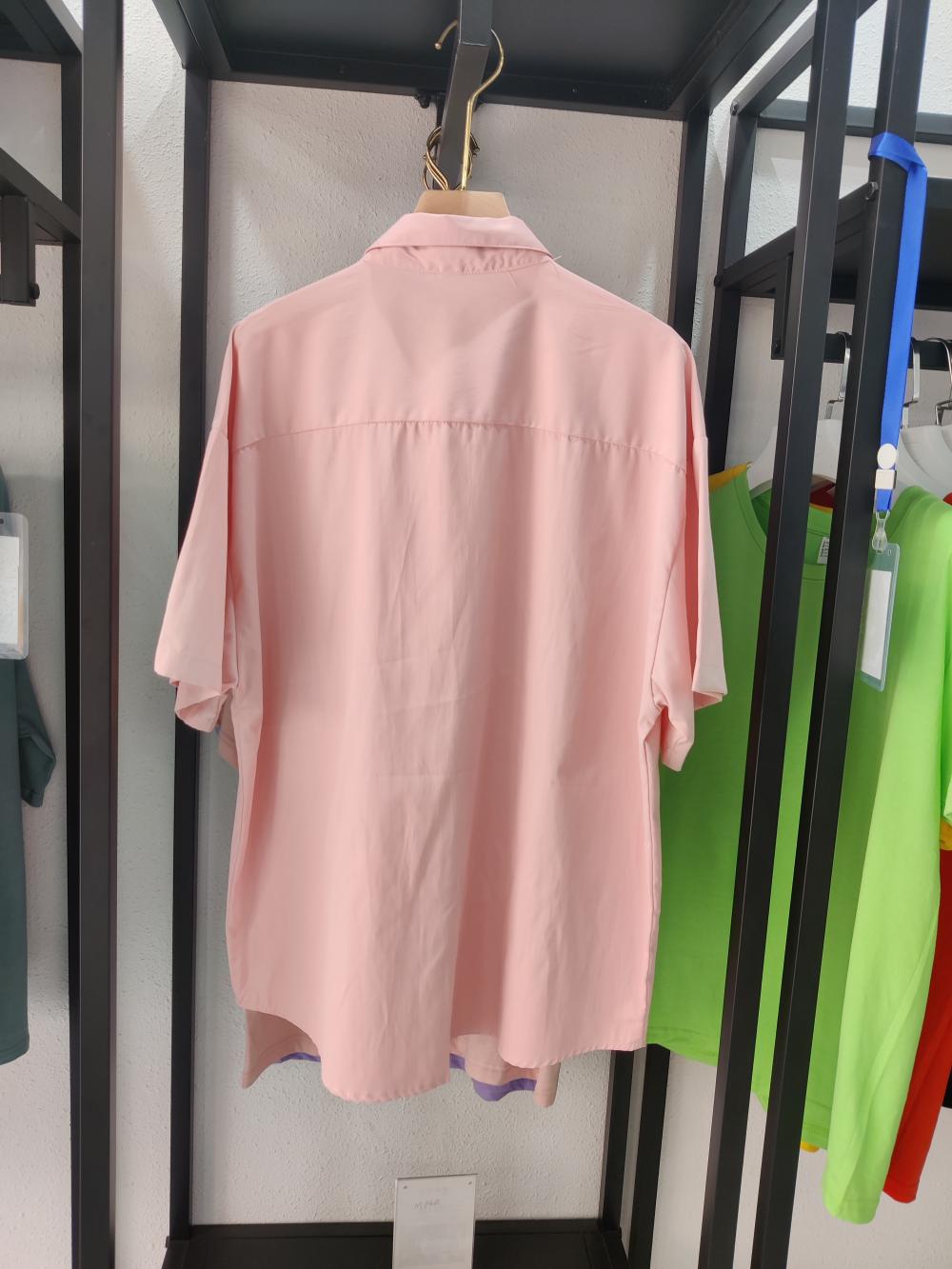 Drop Shoulder Short Sleeve Shirt (190g Polyester Cotton) view 5