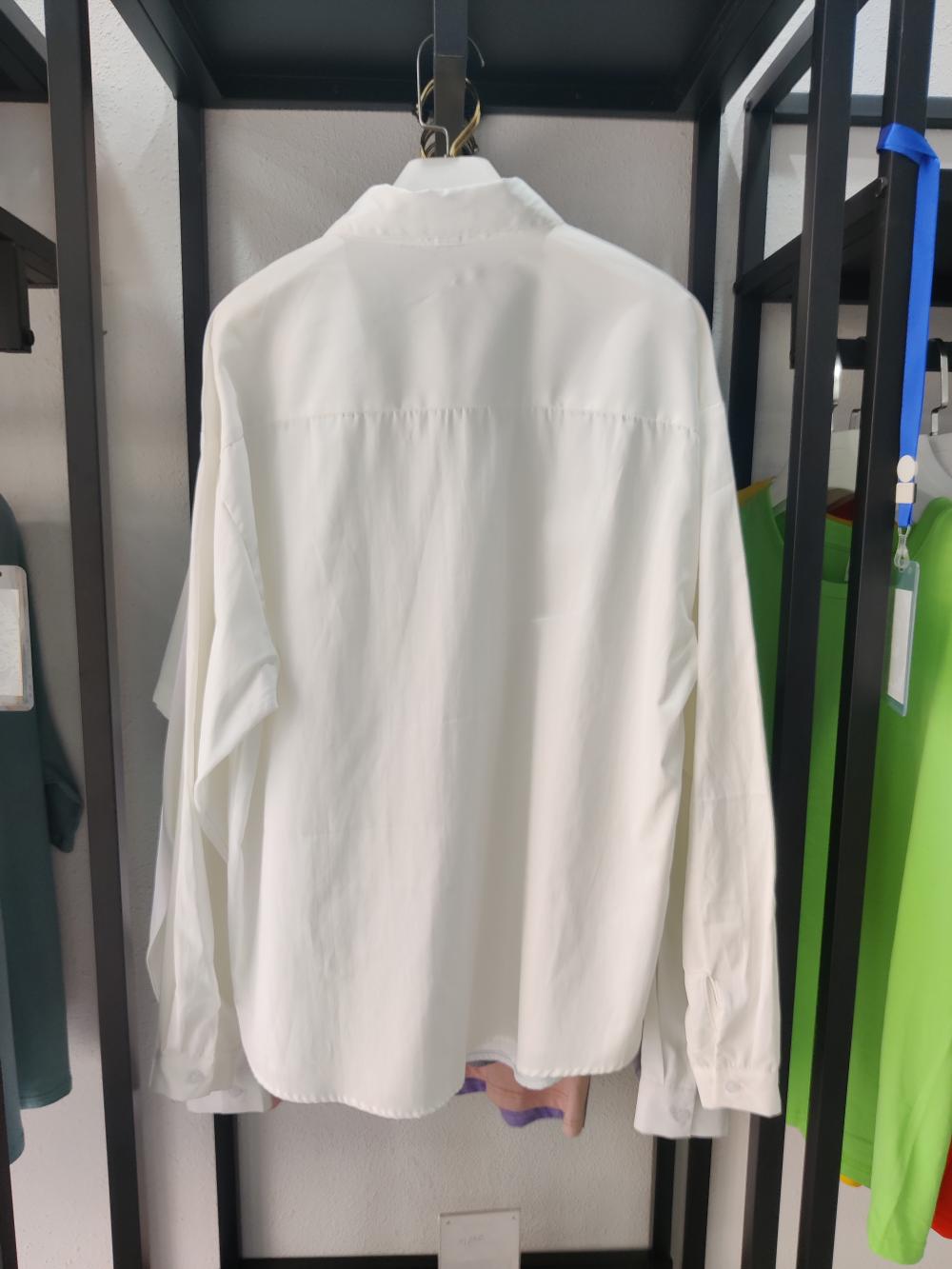 Drop Shoulder Long Sleeve Shirt (190g Polyester Cotton) view 2