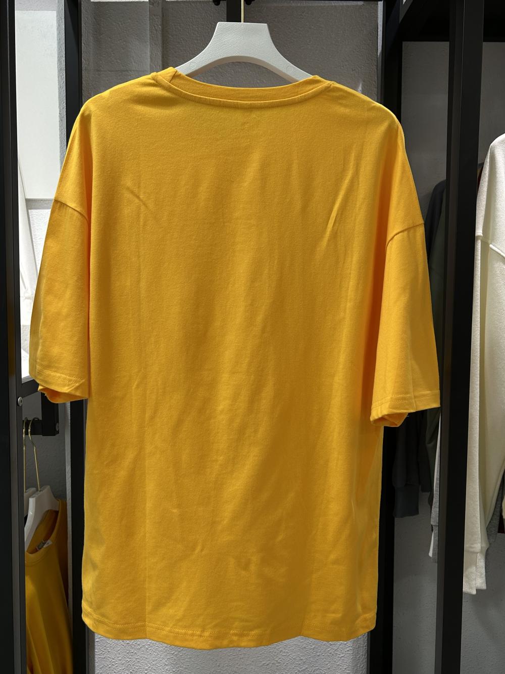 Cotton Drop Shoulder Crew Neck 3/4 Sleeve (200g Cotton) view 100