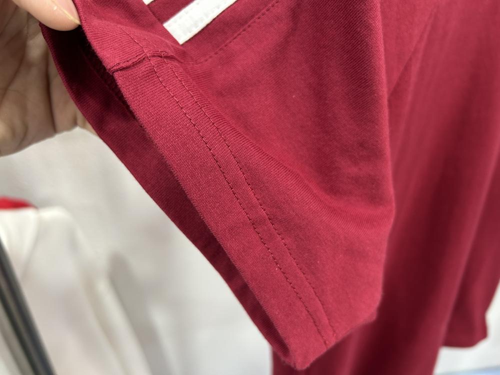 Kids Drop Shoulder Street 2-Stripe Crew Neck Tee (200g) view 14