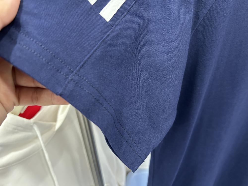 Street Drop Shoulder 3-Stripe Zipper Polo (200g) view 4