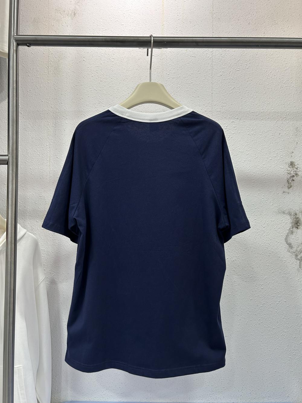 Drop Shoulder 3-Stripe Crew Tee (200g) view 2