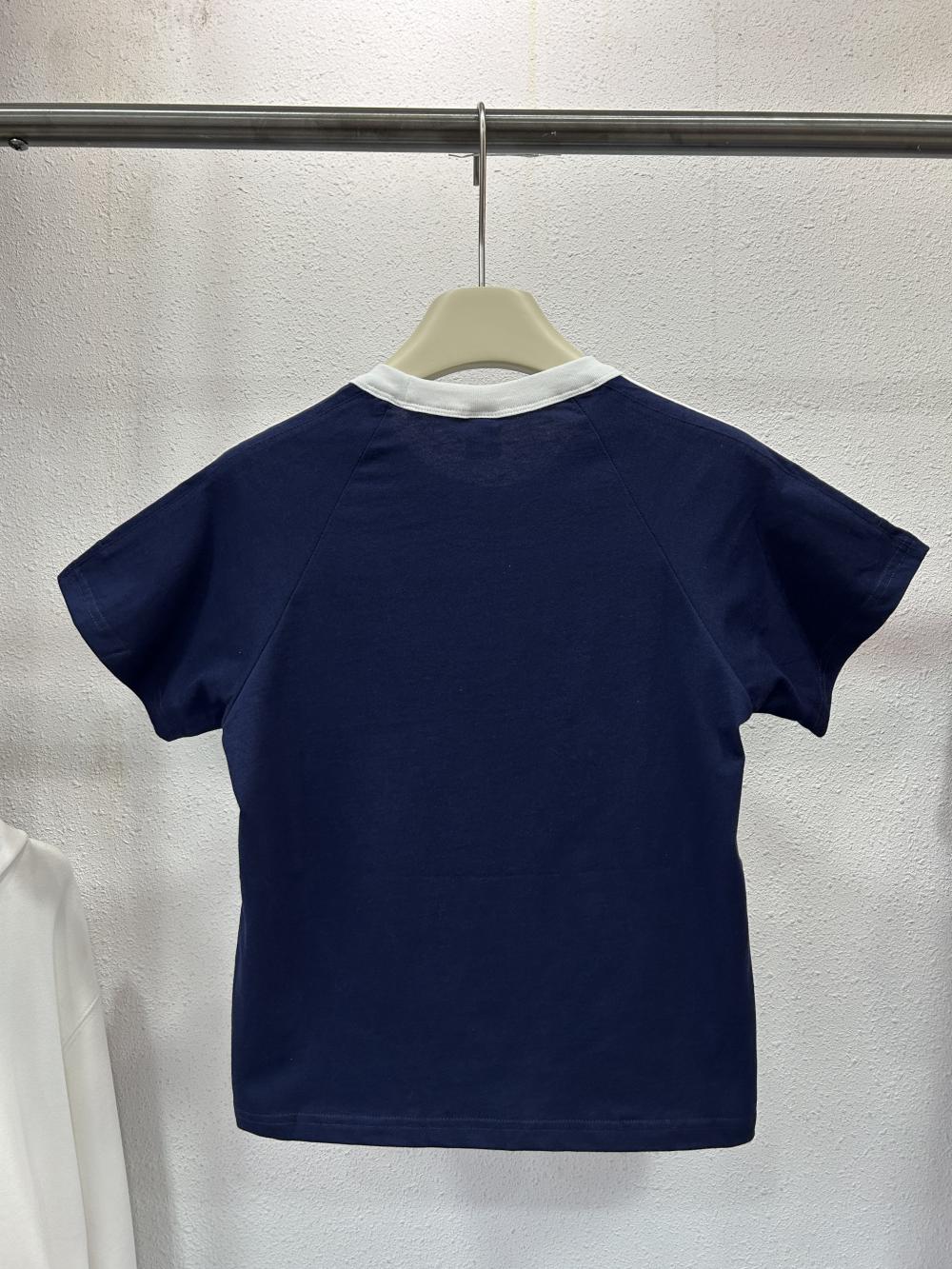Kids Drop Shoulder Street 2-Stripe Crew Neck Tee (200g) view 7