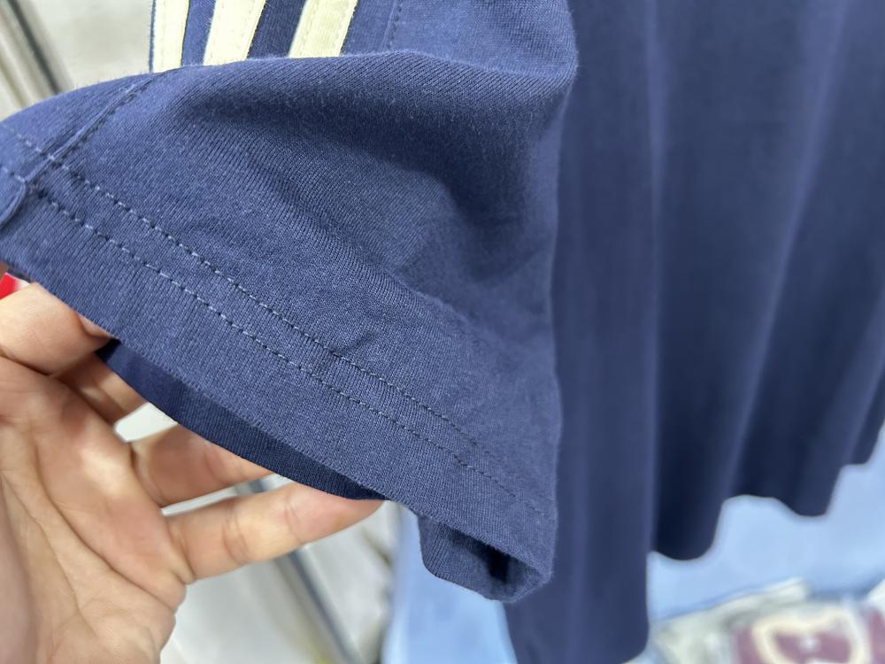 Street Drop Shoulder 3-Stripe Zipper Polo (200g) view 14