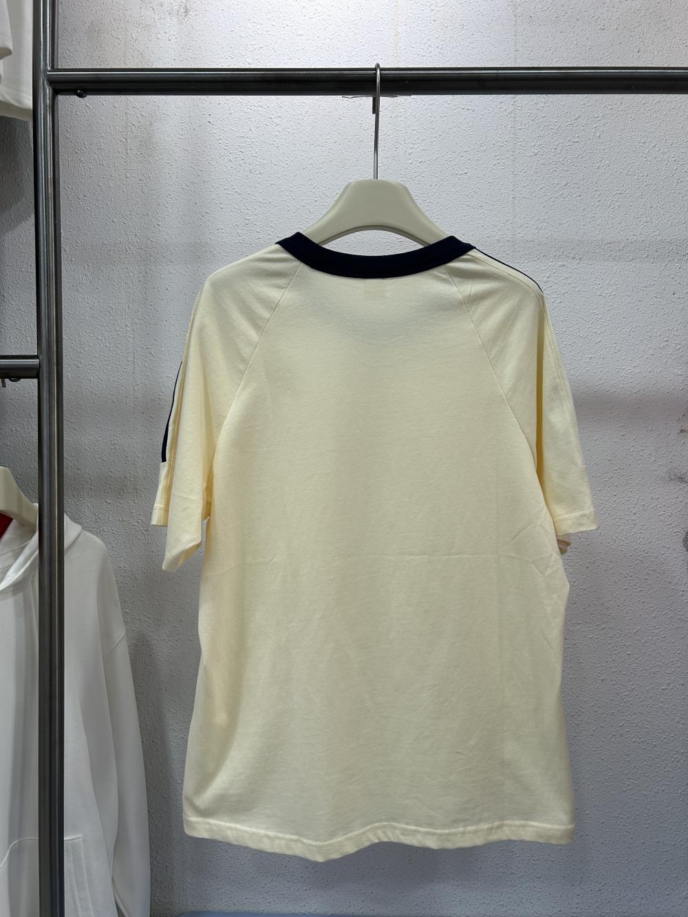 Drop Shoulder 3-Stripe Crew Tee (200g) view 12