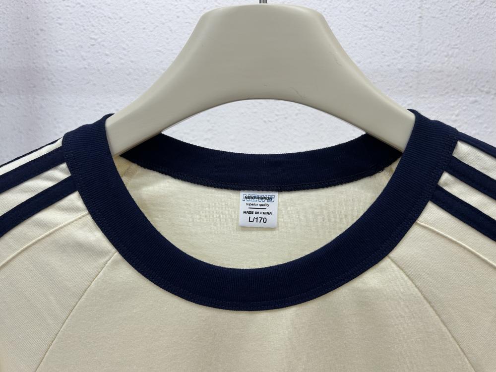 Drop Shoulder 3-Stripe Crew Tee (200g) view 13