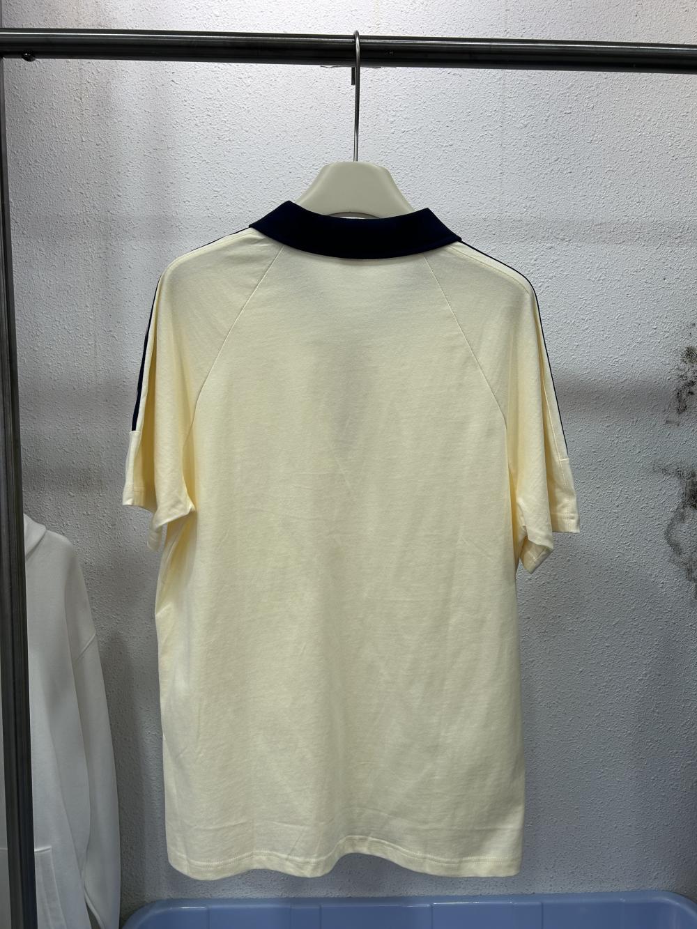 Street Drop Shoulder 3-Stripe Zipper Polo (200g) view 22