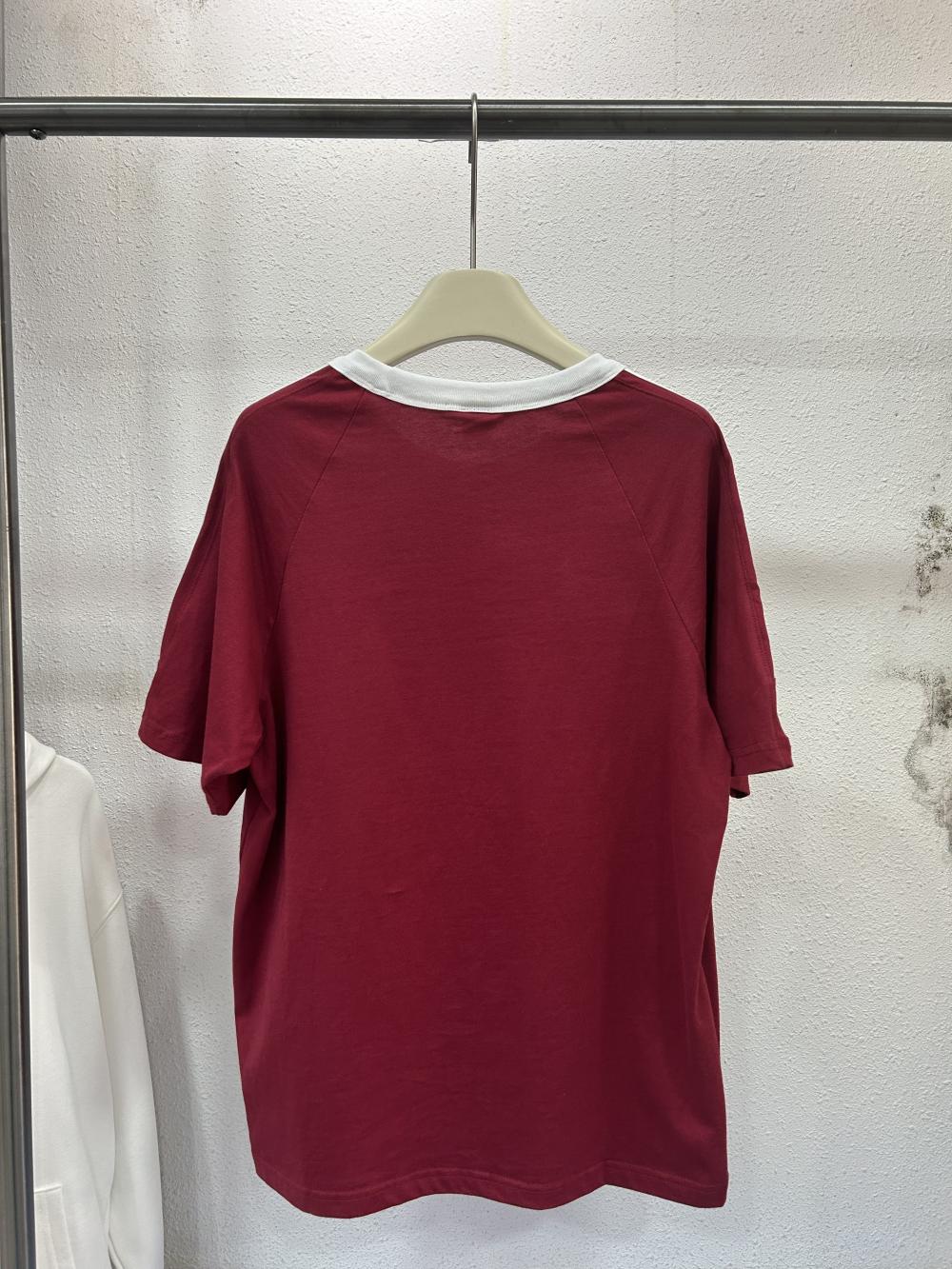 Drop Shoulder 3-Stripe Crew Tee (200g) view 7