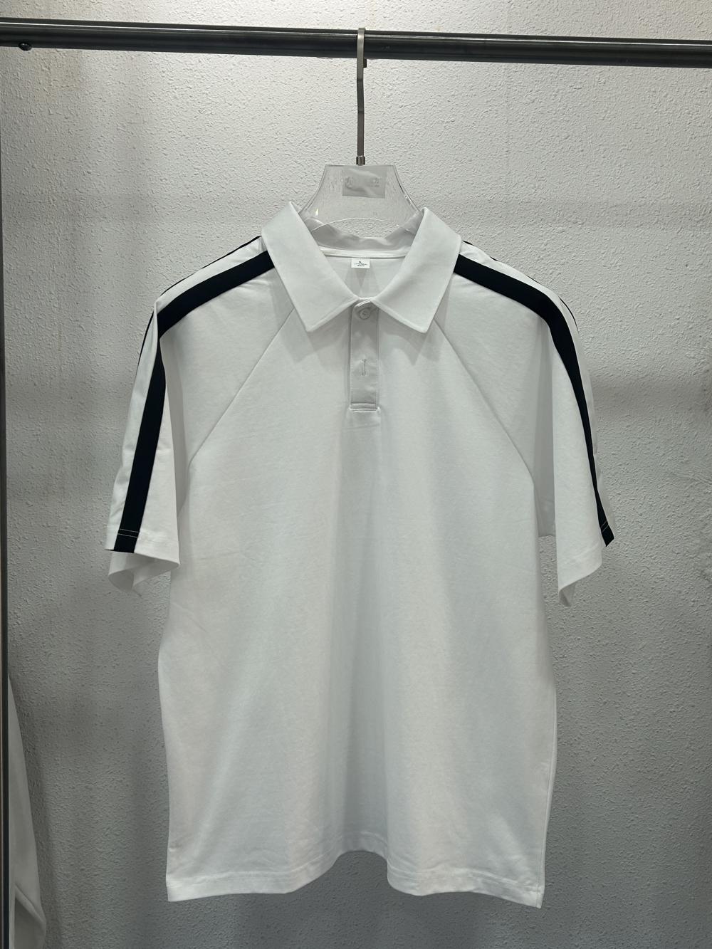 SoronaStreet 2-Stripe Colorblock Polo (7A Antibacterial 230g) view 6