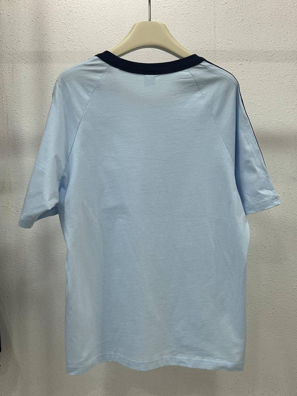 Drop Shoulder 3-Stripe Crew Tee (200g) view 22