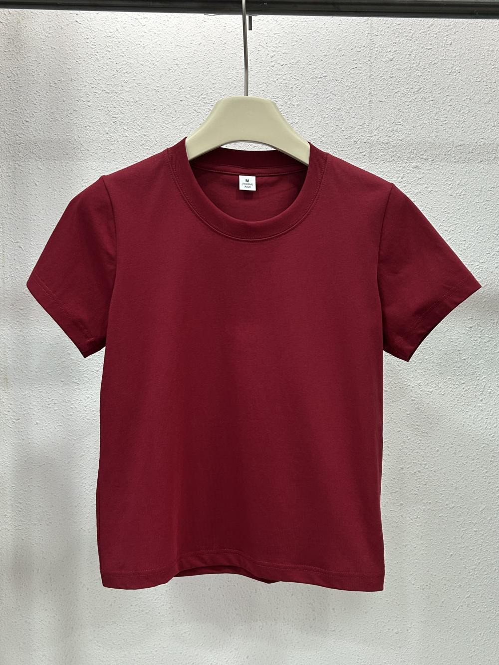 Sorona Solid Women Regular Shoulder Crew Neck Tee (230g) view 16