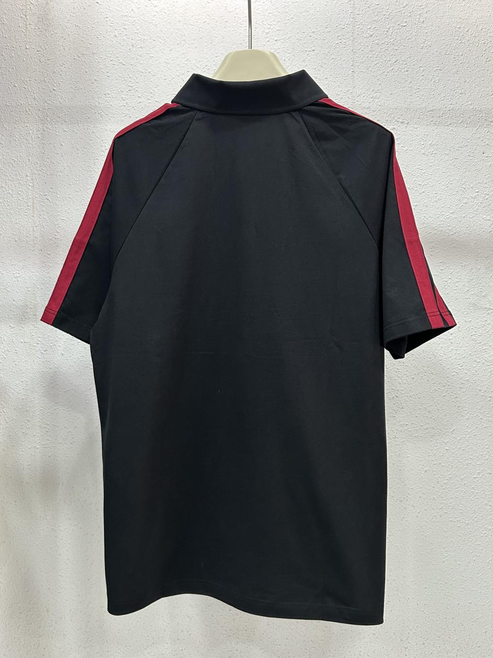 SoronaStreet 2-Stripe Colorblock Polo (7A Antibacterial 230g) view 22