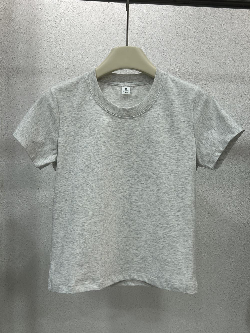Sorona Solid Women Regular Shoulder Crew Neck Tee (230g) view 11