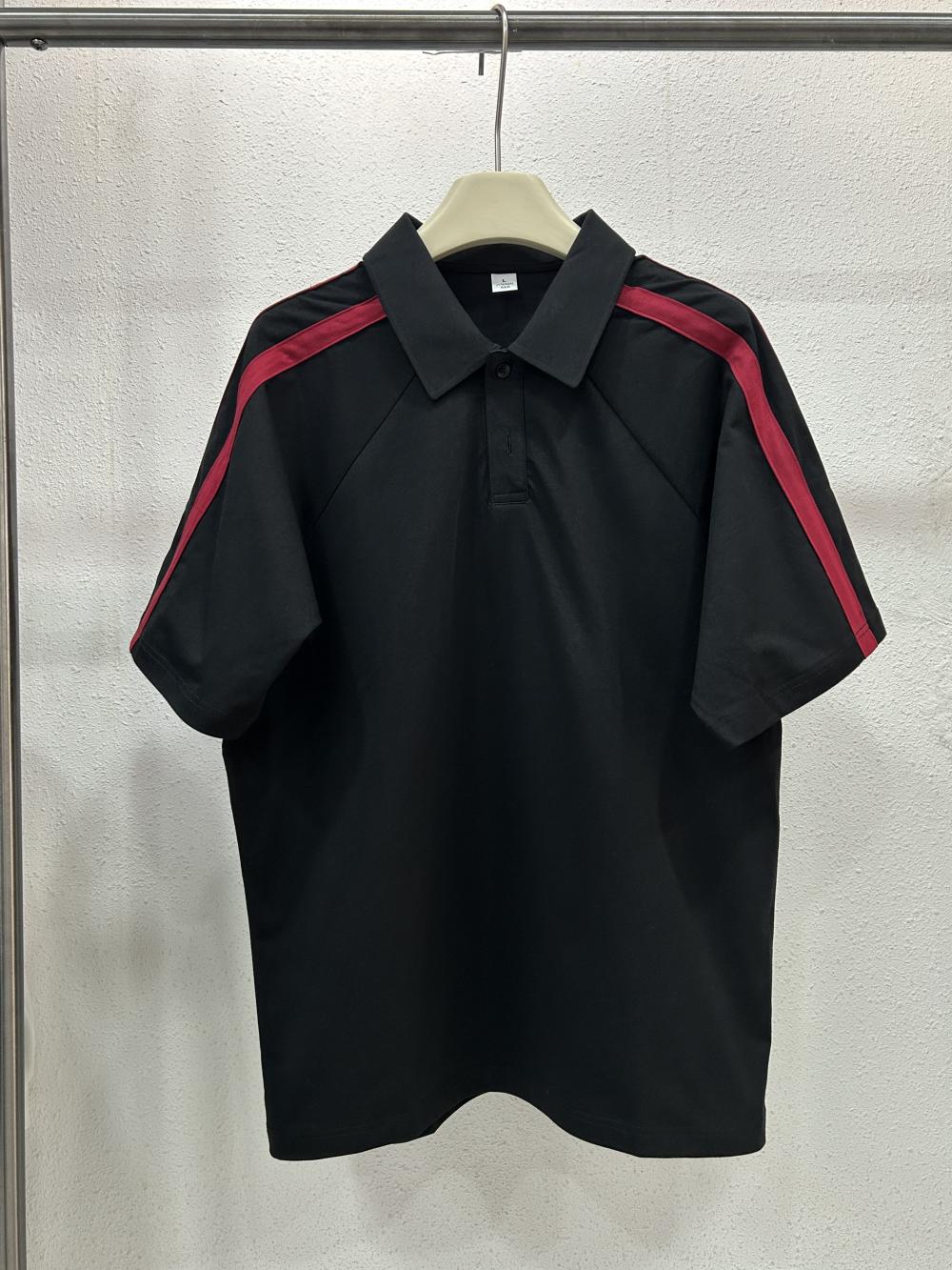 SoronaStreet 2-Stripe Colorblock Polo (7A Antibacterial 230g) view 21