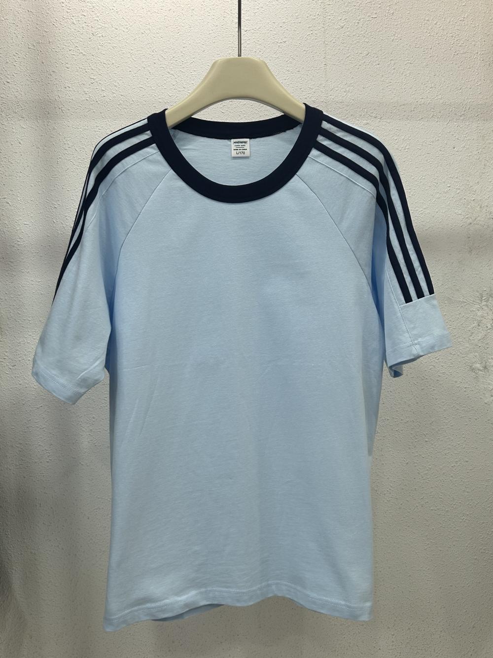 Drop Shoulder 3-Stripe Crew Tee (200g) view 21