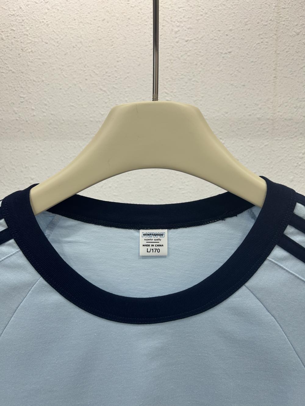 Drop Shoulder 3-Stripe Crew Tee (200g) view 23